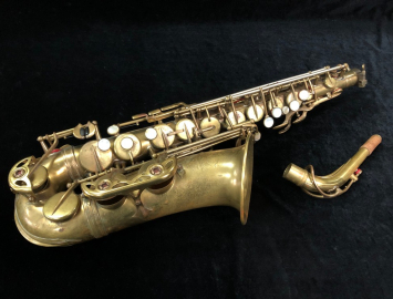 Vintage Players Horn – Selmer Paris Mark VI Alto In Raw Brass, Serial #144068